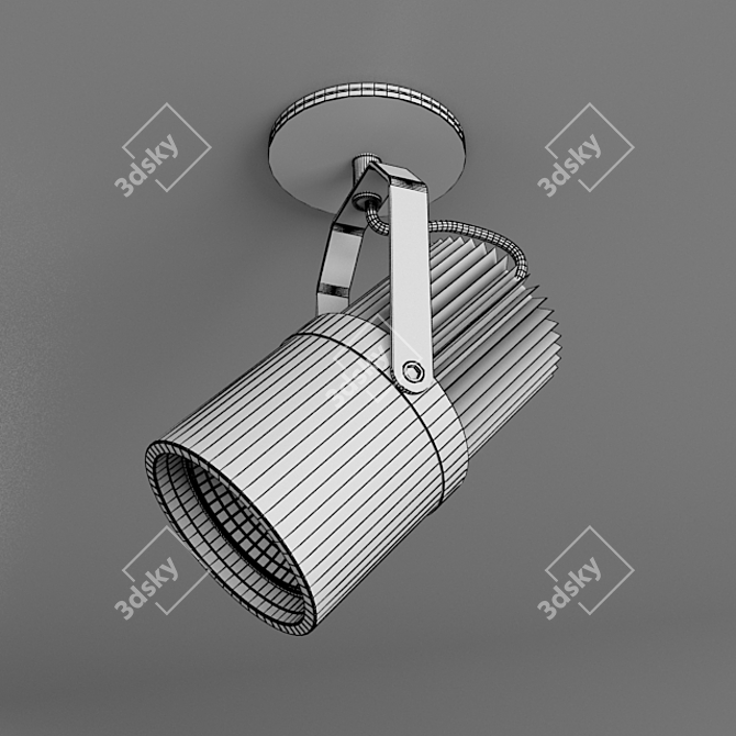 Sleek Spotlight: ZUMA 90 3D model image 2
