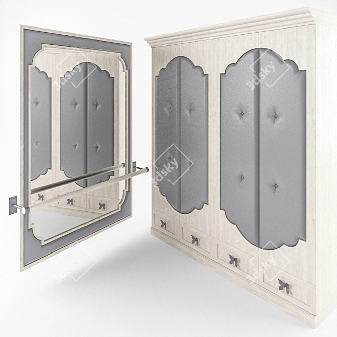 Dolfi Mirror Wardrobe:Style+Function 3D model image 1