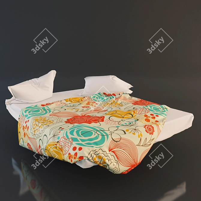 CozyDreams Bedding Set 3D model image 1