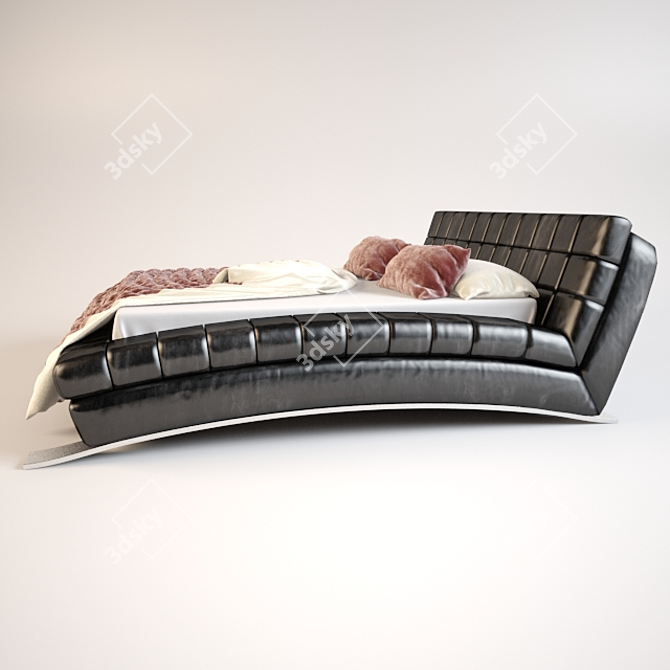 Tokyo Bed B2032 (258x220x90 cm) 3D model image 3