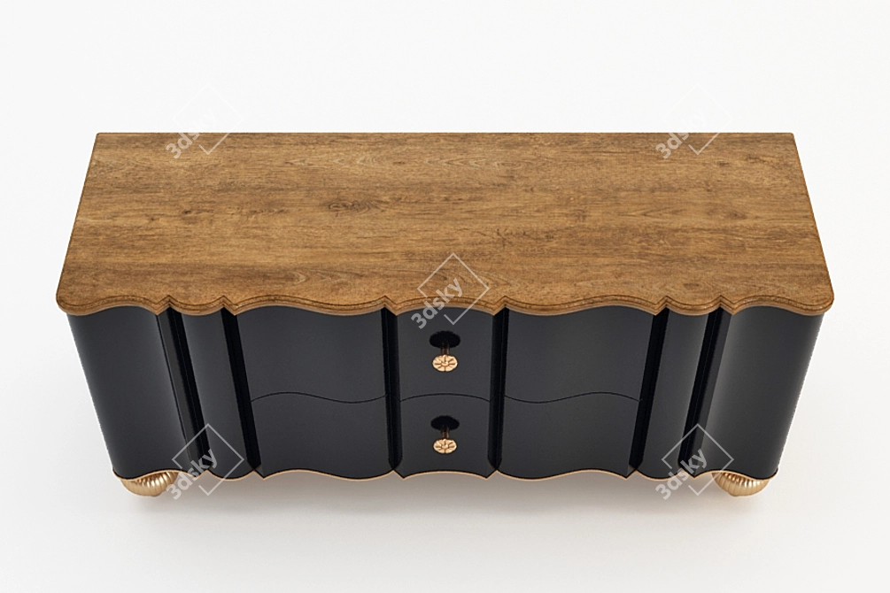 Italian Lago Mobili F105 Chest 3D model image 2
