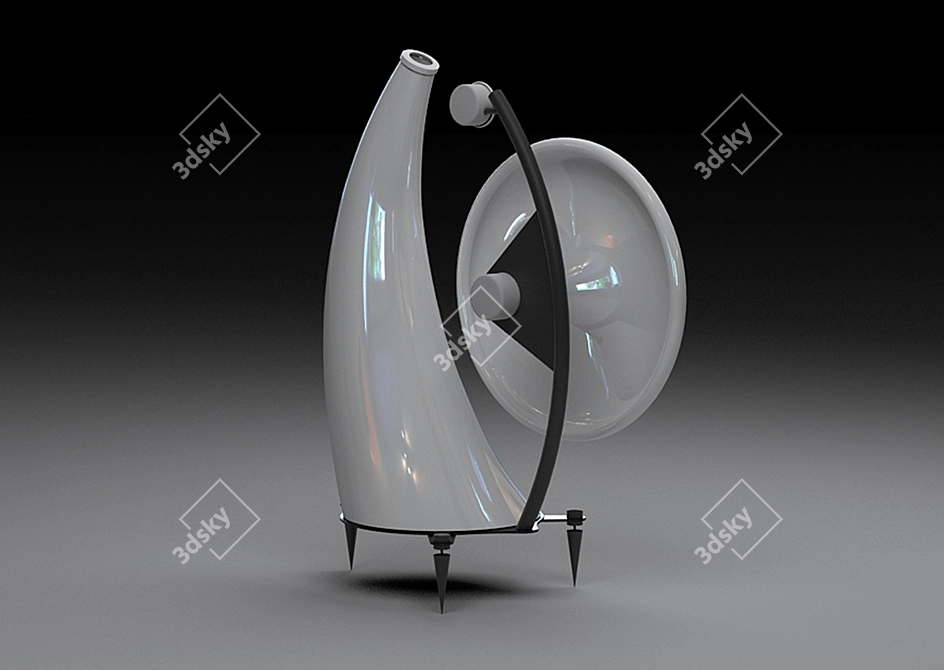 Powerful Horn Speaker Install 3D model image 3