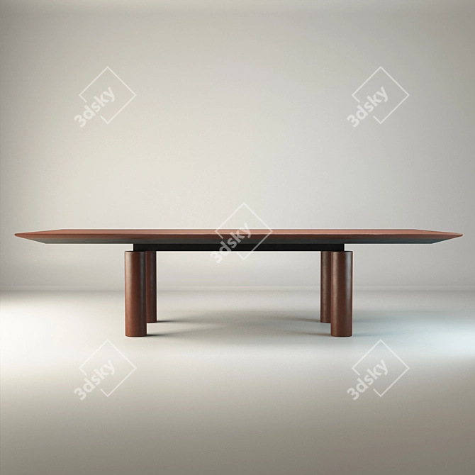 Elegant Office Table: Poltrona Frau CEO 3D model image 1