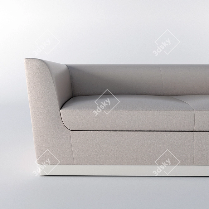 Langlois-Meurinne Sofa: Luxurious Comfort 3D model image 2