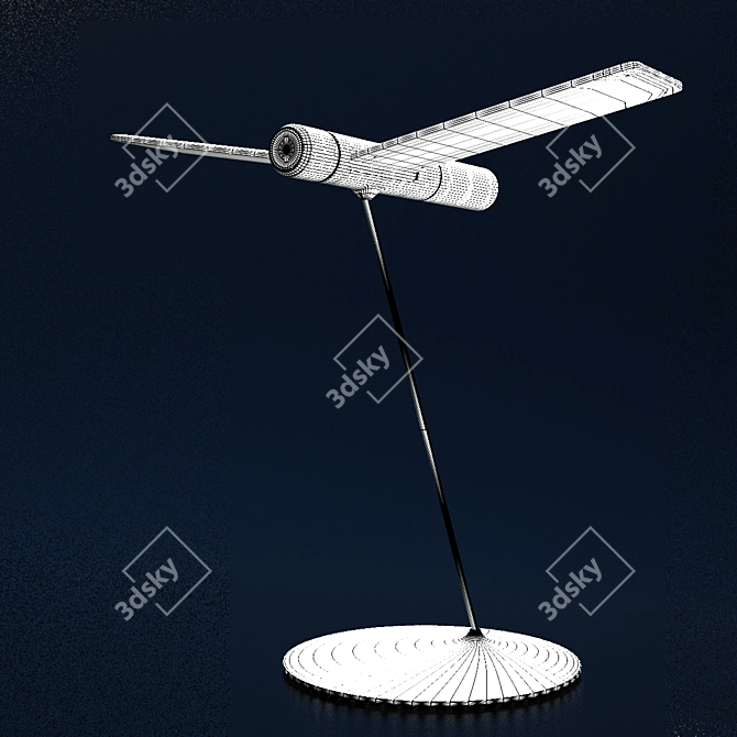 Seagull Table Lamp: Elegant Illumination 3D model image 2