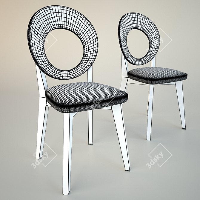 Schmidt Nemo Chair: Exceptional Style 3D model image 2