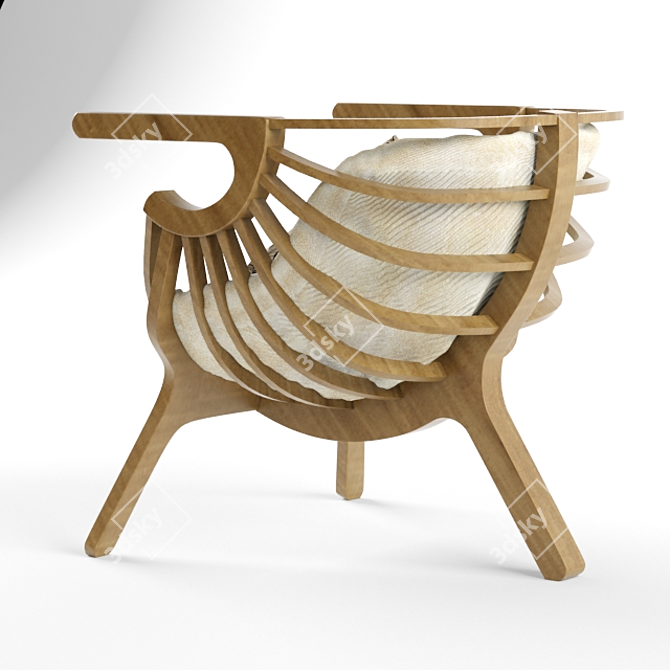 ErgoGarden Outdoor Chair 3D model image 1