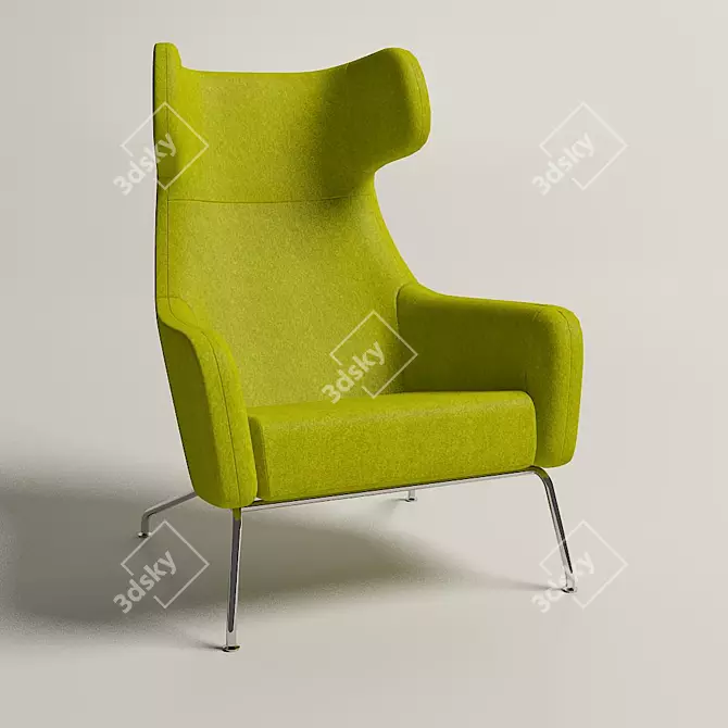 Softline Havana: Elegant and Versatile Armchair with 3DSMax and FBX Files 3D model image 1
