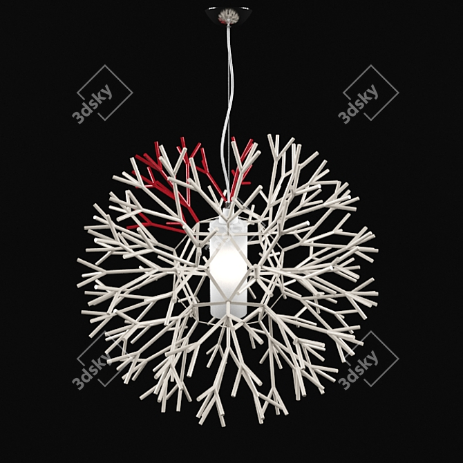 Coral Pendant Chandelier - Pallucco 3D model image 1
