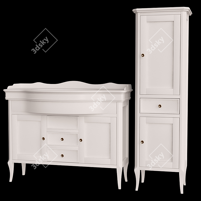 Caprigo Valencia - Stylish Italian Collection 3D model image 1
