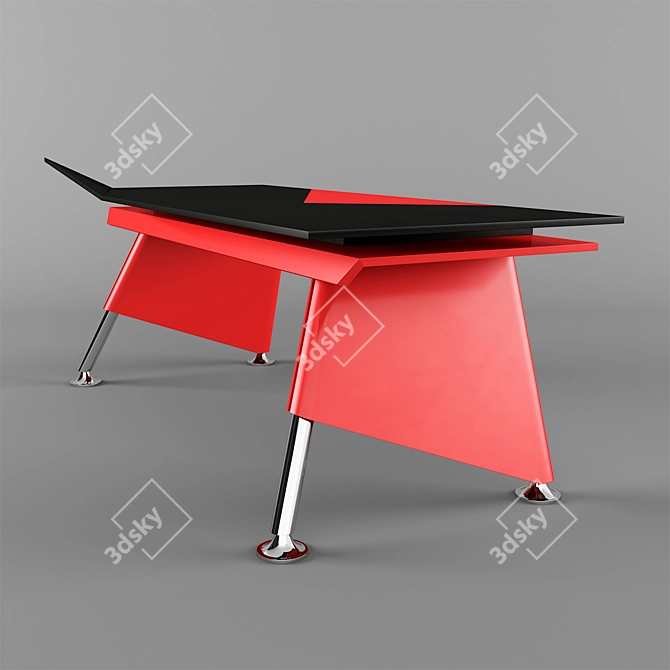 Executive Desk: Wing WI300 3D model image 1