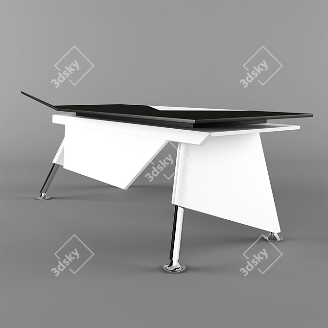 Executive Desk: Wing WI300 3D model image 3