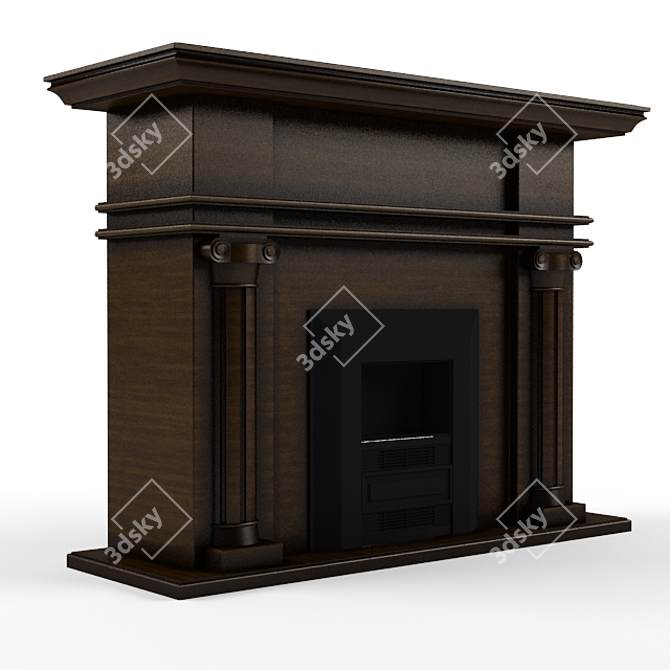 Modern Fire Pit | 780x1040x400mm 3D model image 1