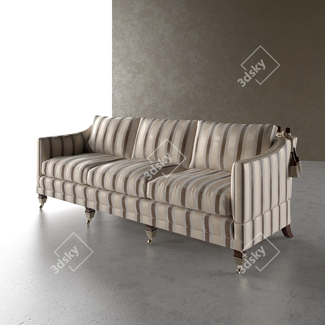 Elegant Duresta Trafalgar Sofa 3D model image 1
