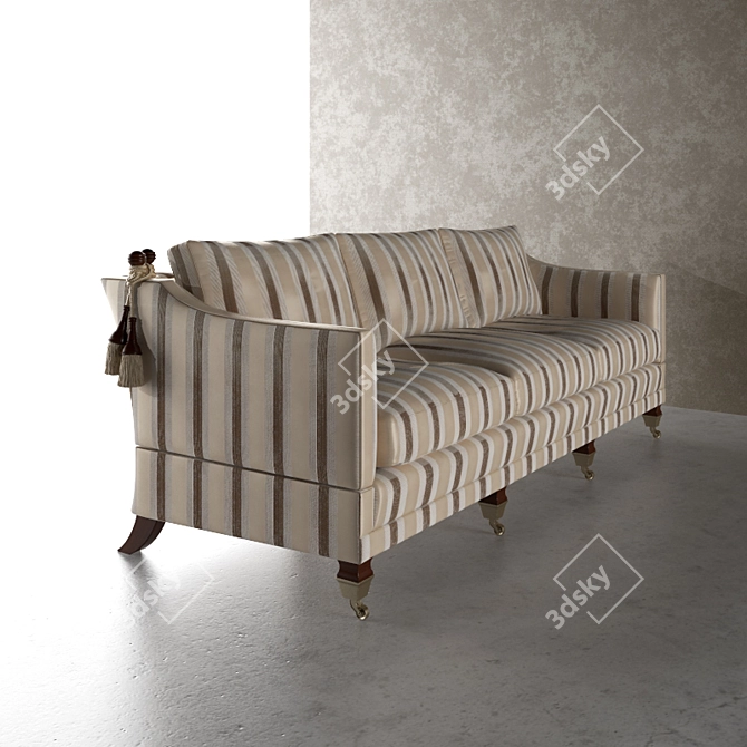 Elegant Duresta Trafalgar Sofa 3D model image 2