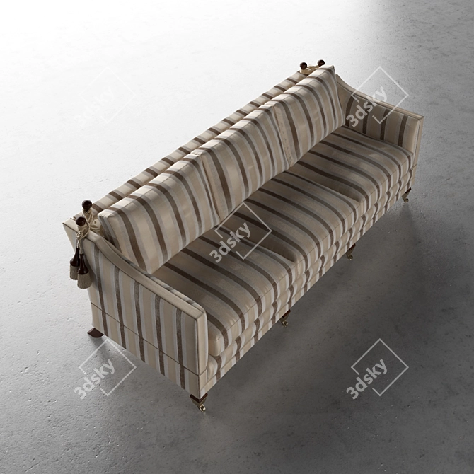Elegant Duresta Trafalgar Sofa 3D model image 3