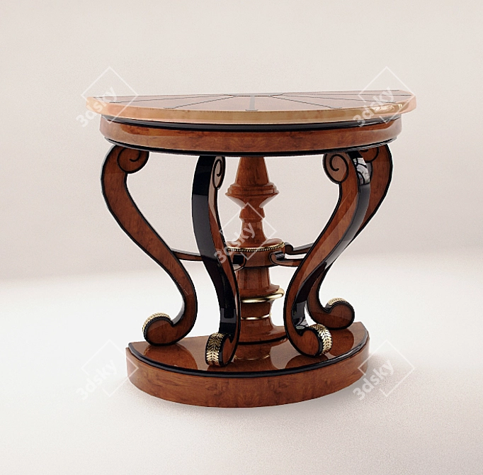 Elegance Defined: Epoca Maxima Table 3D model image 1