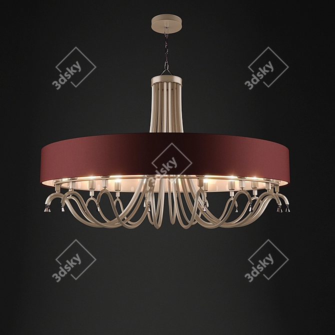 Luxury Stravagante Chandelier 3D model image 1