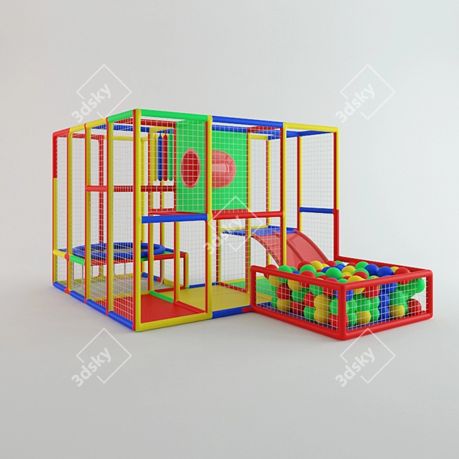 Baby House Play Complex | 6000*6000*3000 mm 3D model image 1