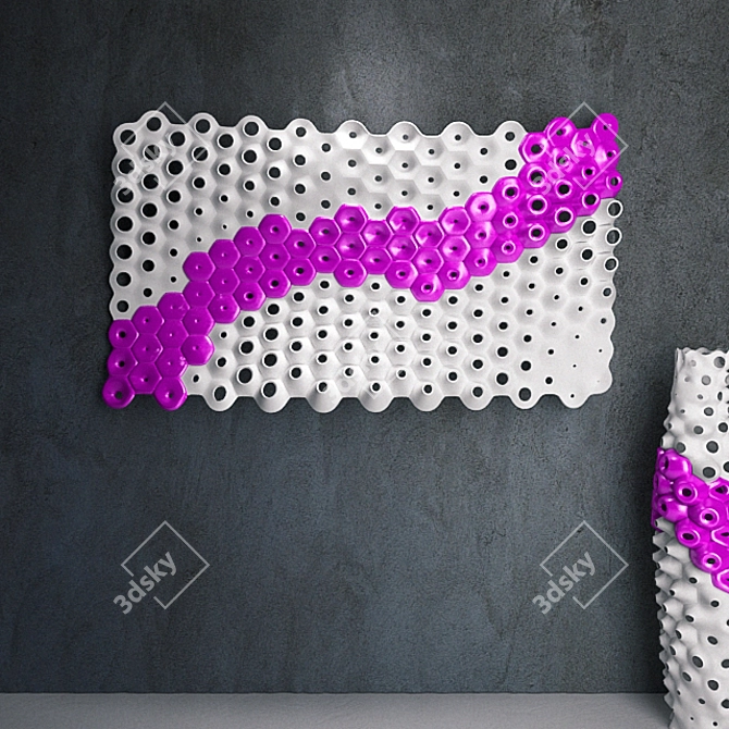Elegant Parametric Surface: "Hex 3D model image 2