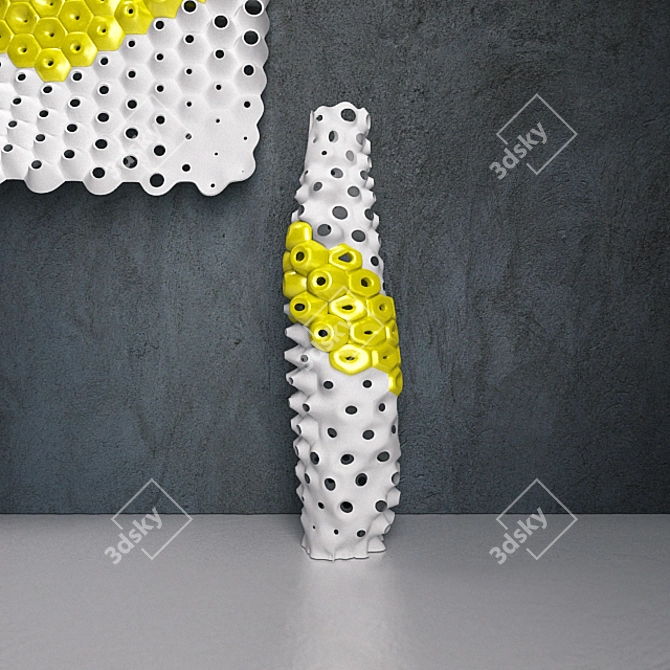 Elegant Parametric Surface: "Hex 3D model image 3