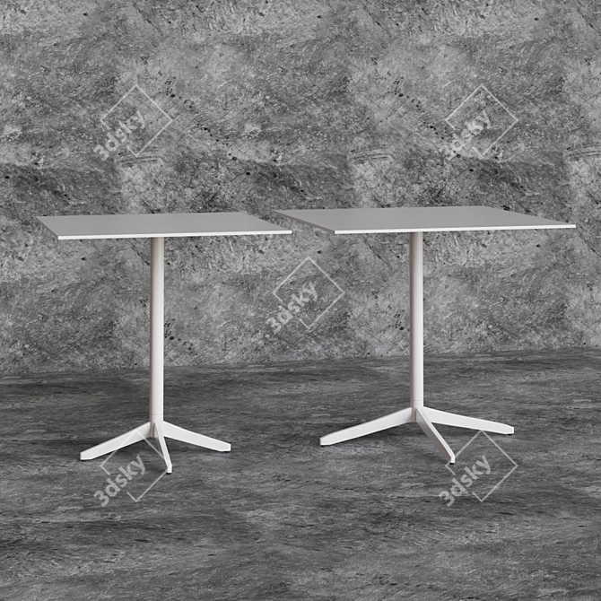 Modern Square Tables - 70x70 / 80x80 3D model image 1