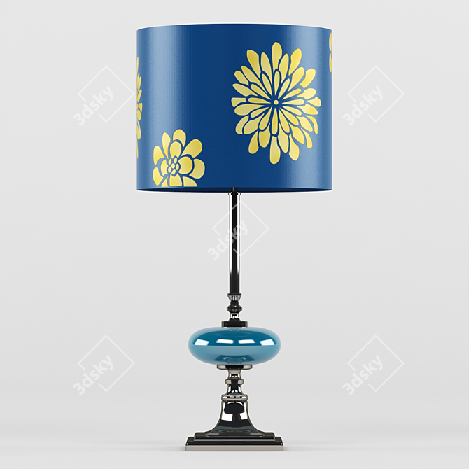 Coastal Charm Table Lamp 3D model image 1