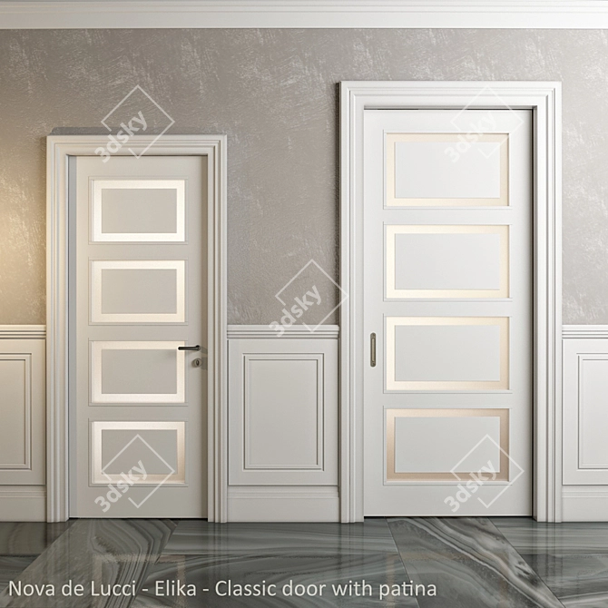 Elika Classic Doors & Panels - Nova de Lucci 3D model image 1