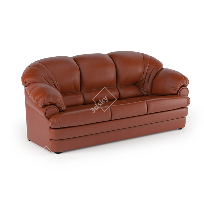 Regal Comfort: Imperial Sofa 3D model image 1