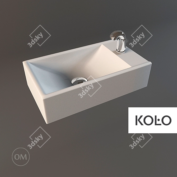 KOLO Quattro 40cm - Compact Storage Solution 3D model image 1