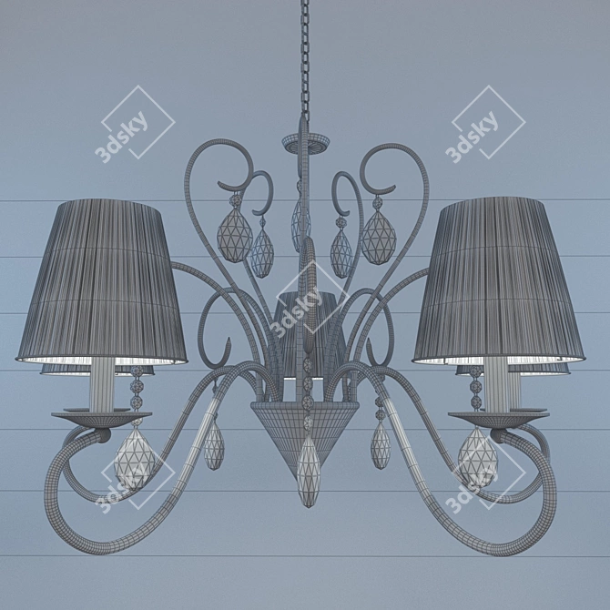 Modern Chandelier Essa 2040/5 3D model image 2