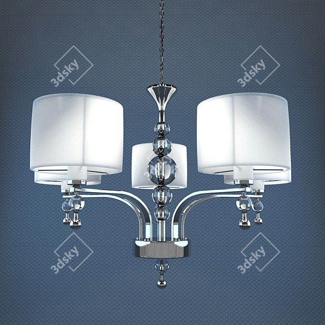 Modern Viga Chandelier E27 2005/5 3D model image 1