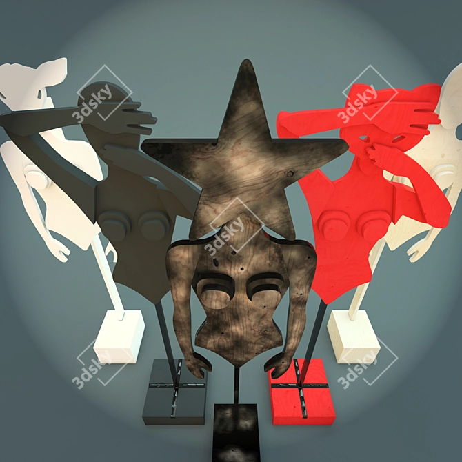 Archpole Mannequins: Variety and Quality 3D model image 2