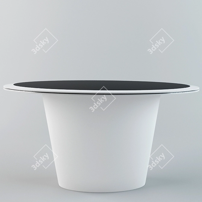 Modern Dining Set with Brummel Table 3D model image 2
