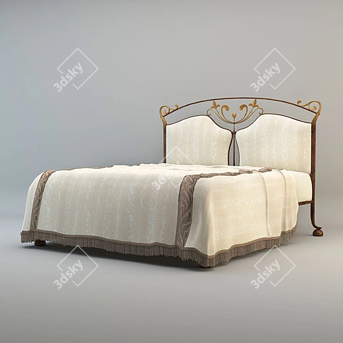 BOVA Tosca Bed 3D model image 1