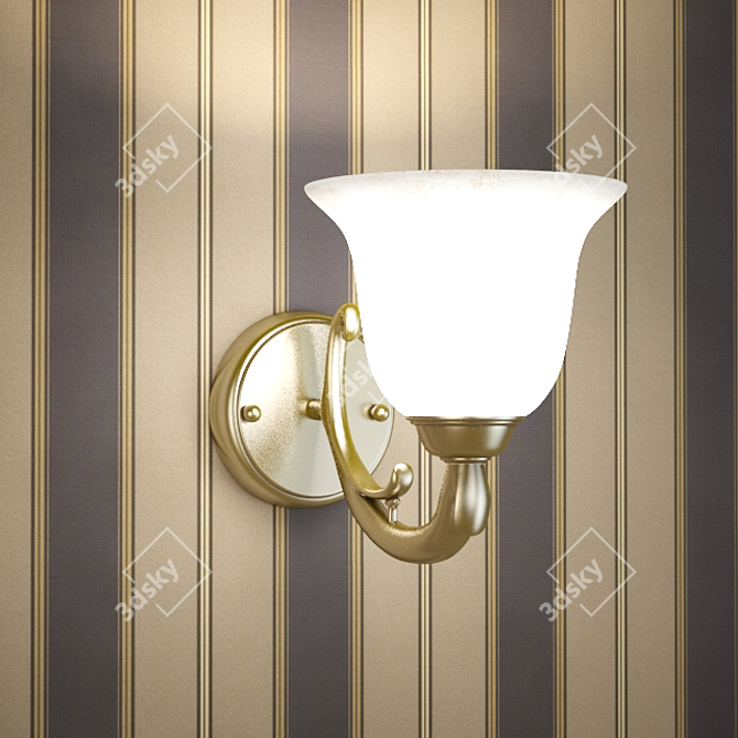 Modern Wall Sconce: Elegant Lighting Solution 3D model image 1
