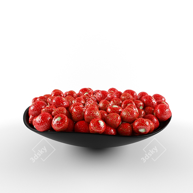 Delicious Table Decoration: Strawberry 3D model image 1