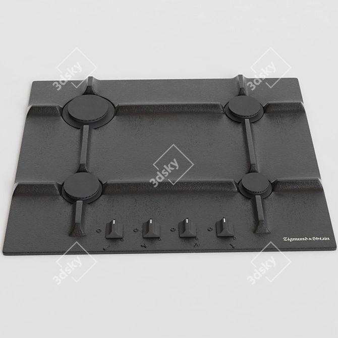 Zigmund & Shtain GN 116 1B Gas Cooktop 3D model image 1