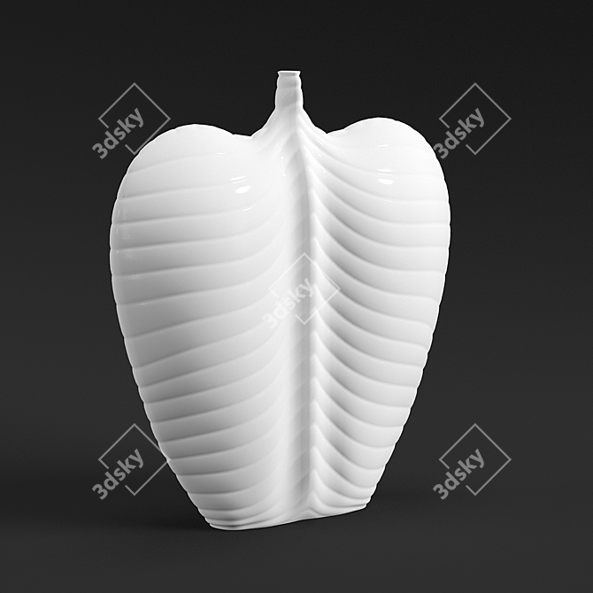 Elegant Ceramic Vase 3D model image 1