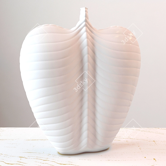 Elegant Ceramic Vase 3D model image 2