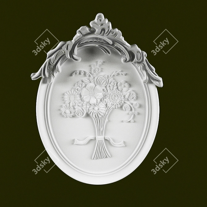 Elegant Wall Art 3D model image 1