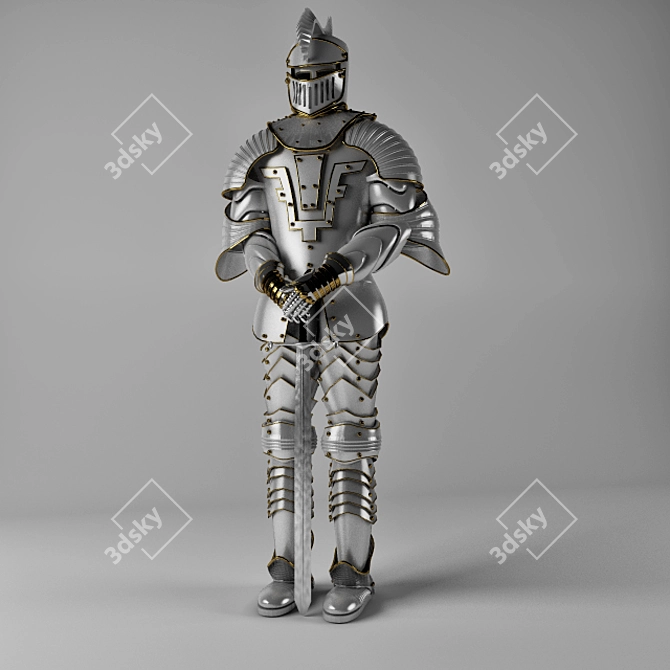 Armer Reibal: Top-Quality Armor 3D model image 1