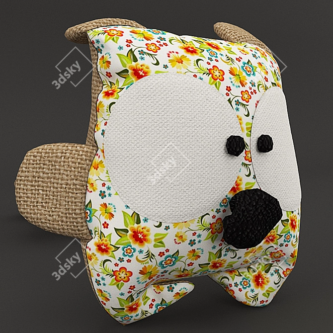 Patchwork Handmade Toys 3D model image 2