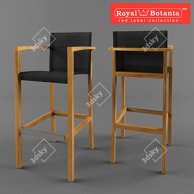 Luxury XQI 43 Bar Chair 3D model image 1