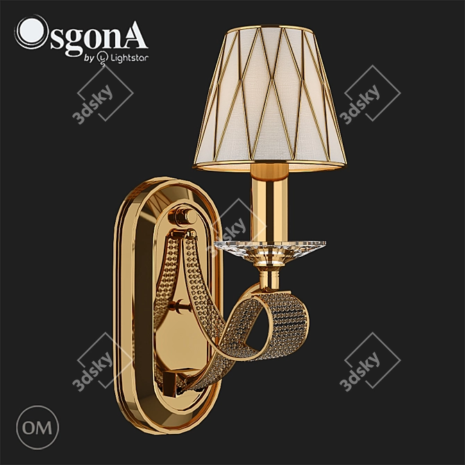 705612 RICCIO Osgona - High-Performance LED Lighting 3D model image 1