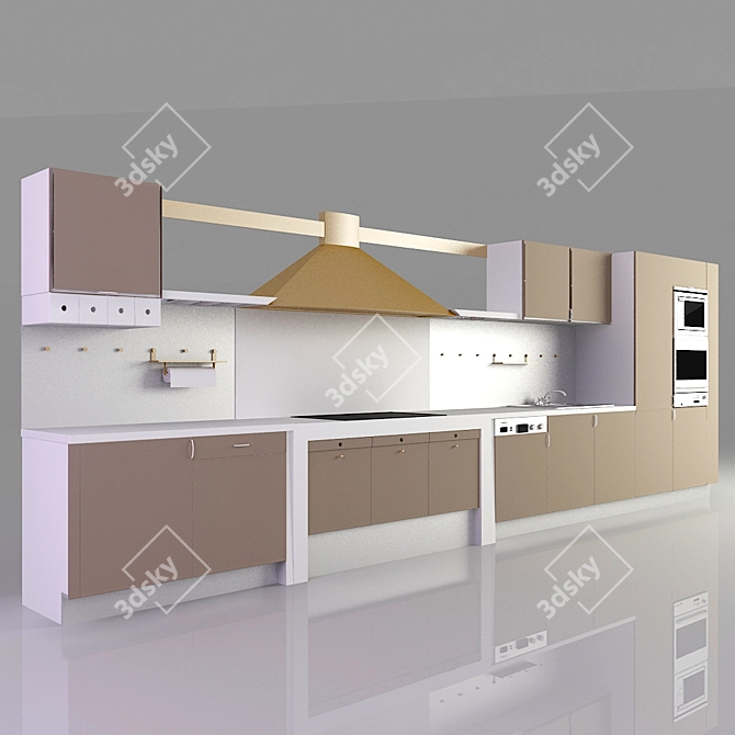 Fabula Kitchen: Transform Your Cooking Space 3D model image 1