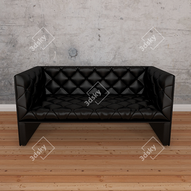 Elegant Edward Sofa: Stylish Comfort 3D model image 1