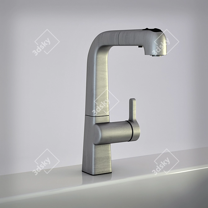Kohler K-6331 Chrome Faucet: Elegant and Durable 3D model image 1