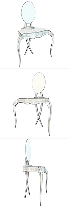 Elegant Vanity Table by Christopher Guy 3D model image 3