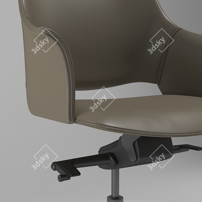 3D Chair Crafted with Exquisite Detail 3D model image 2